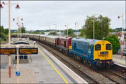 20189 + 20227 at Stratford GWR station.